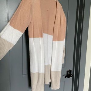Tricolor cardigan